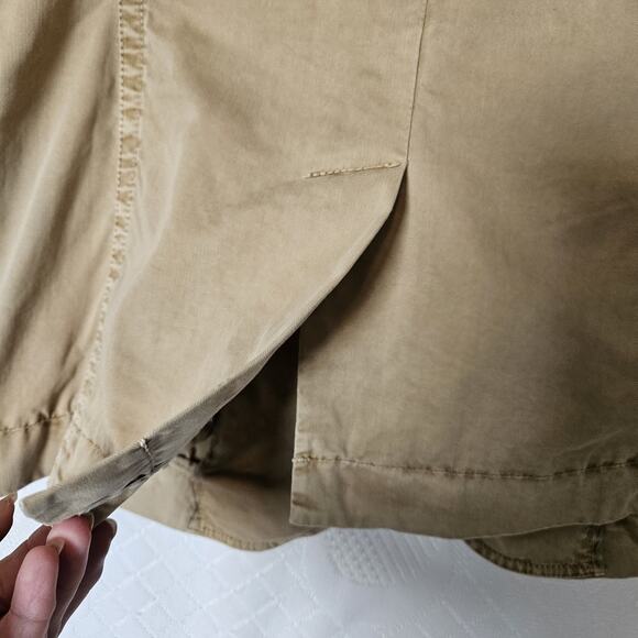 J Crew Womens Size 12 Weathered Classic Twill Jacket 100% Cotton Cargo Military - Picture 6 of 9